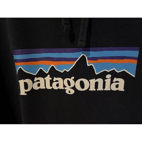 Patagonia SMALL+XL Navy P-6 Logo Uprisal Hoodie Worn/Vintage Look Recycled - Picture 4 of 13